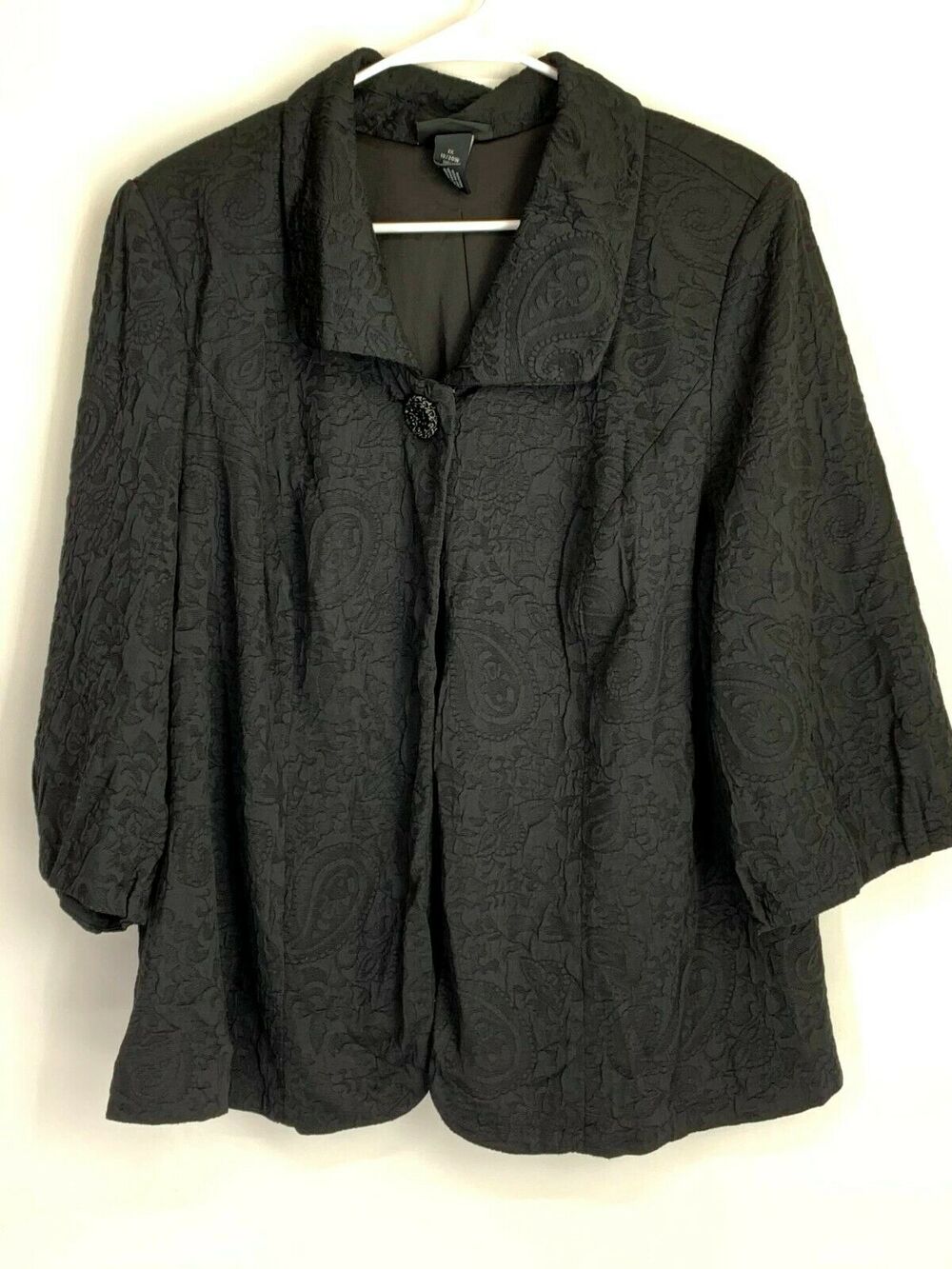 Maggie Barnes Paisley Cape Coat Size 1X 18/20W